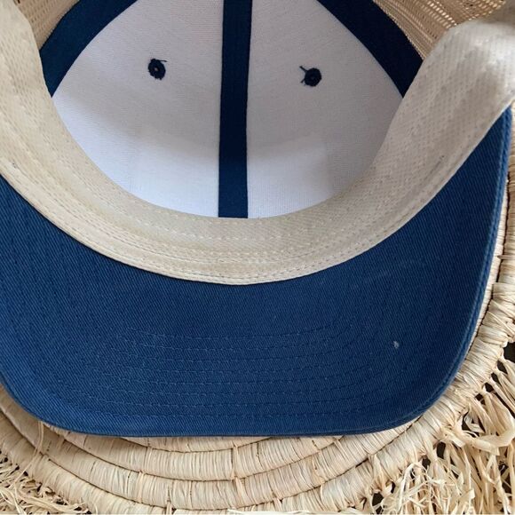 COLUMBIA Men’s PFG Mesh Snapback Fish Flag Hat Carbon/Ancient Fossil Blue Tan OS - Picture 10 of 16